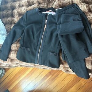 Ted Baker London Black Textured Blazer